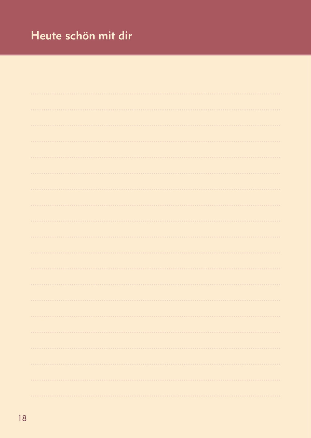 Lovebook Journal - Beispiel Seite "Reflexion für Paare"