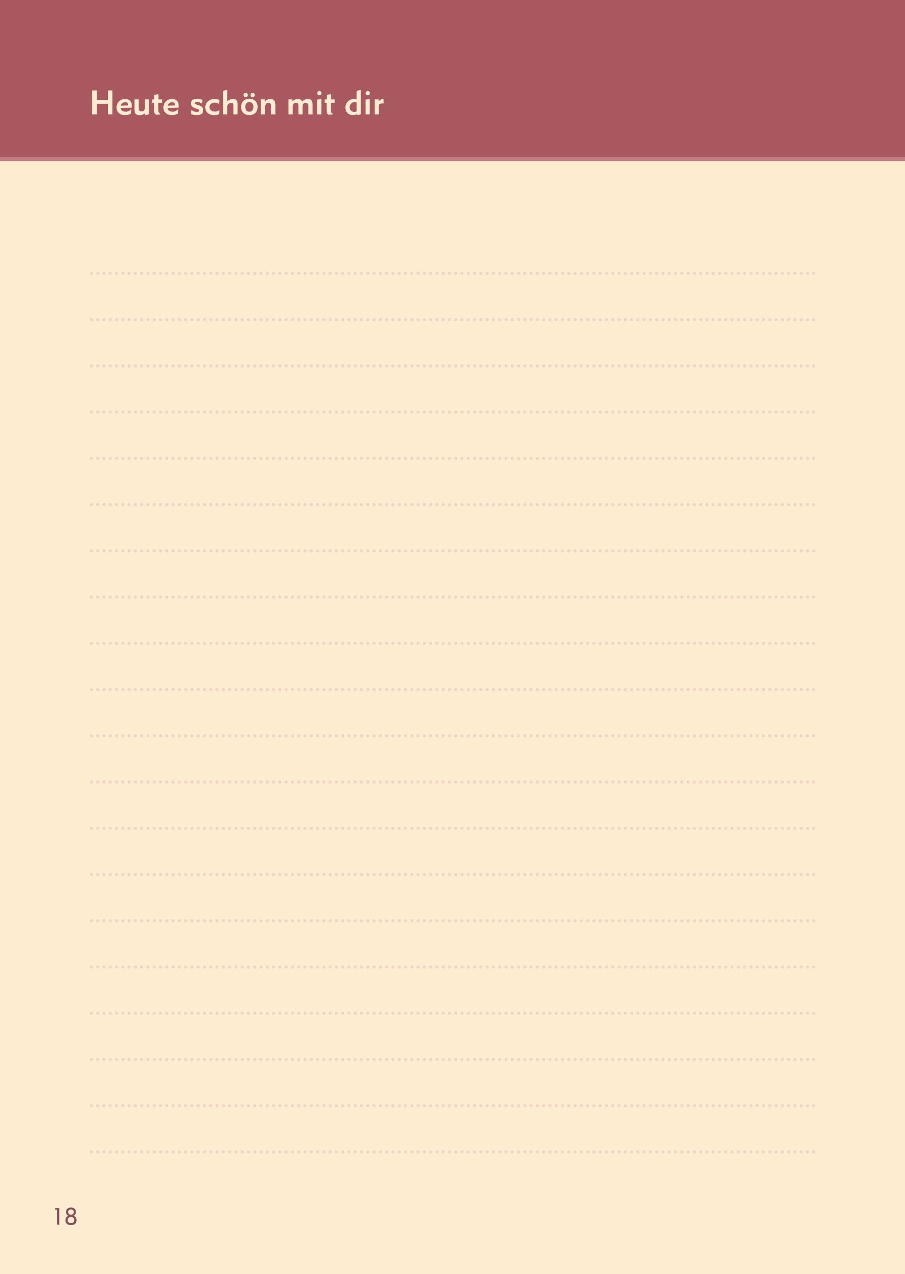 Lovebook Journal - Beispiel Seite "Reflexion für Paare"