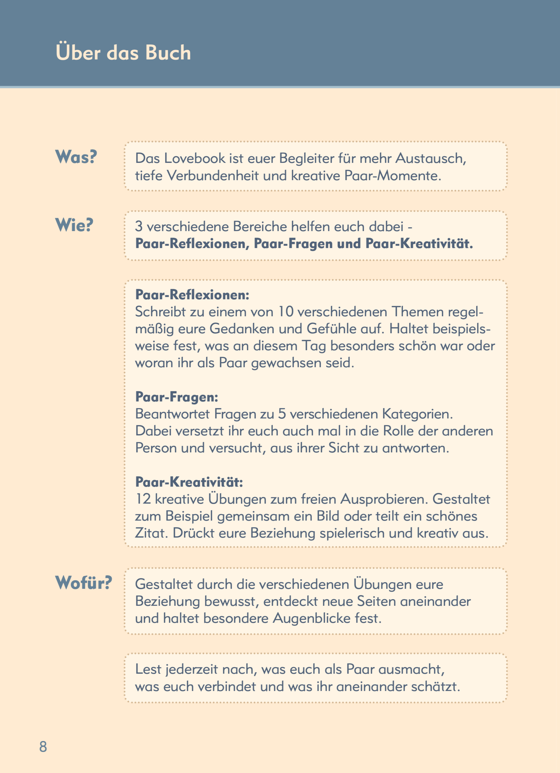 Lovebook Journal – Beschreibung 